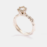 White Love Letter ring