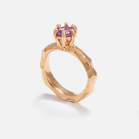 Purple Love Letter ring