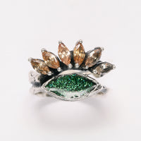 Green Amaranta ring