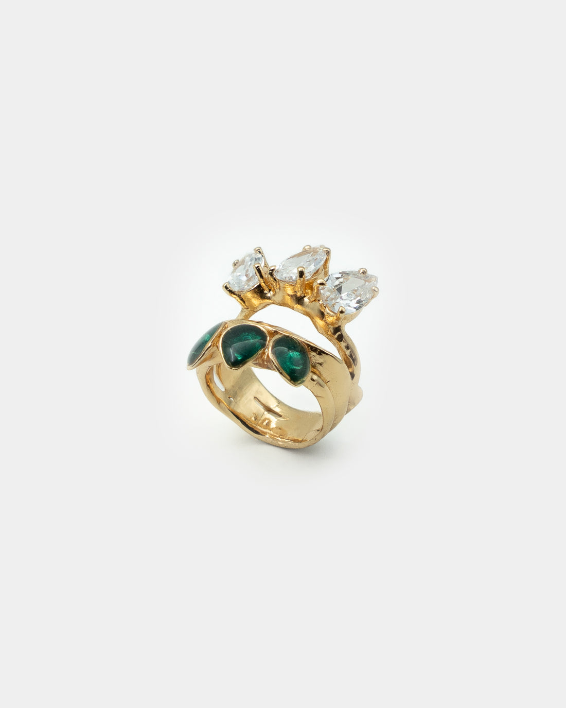 White Galium ring
