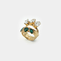White Galium ring
