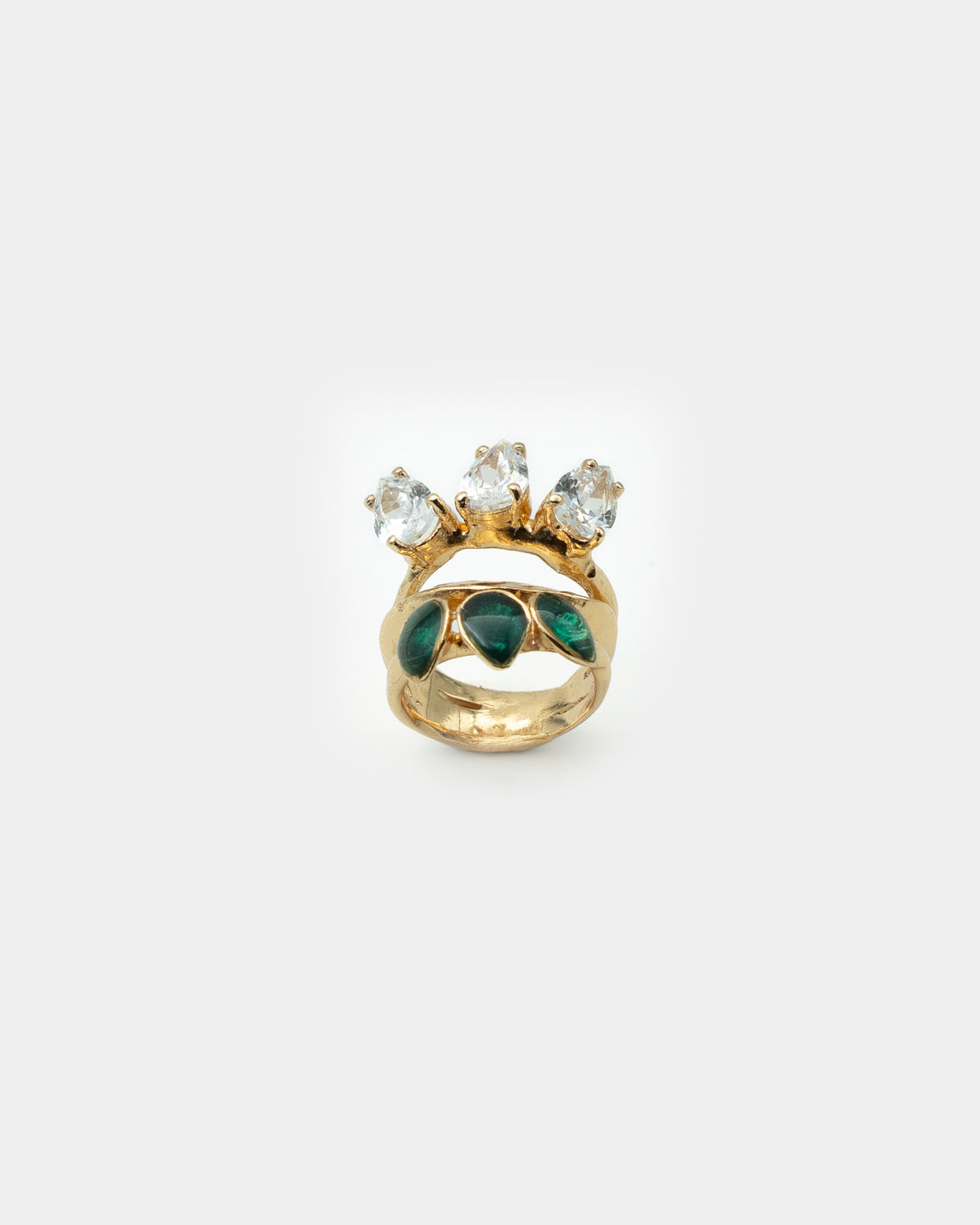 White Galium ring