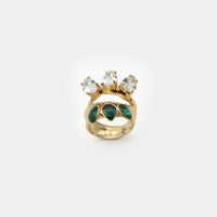 White Galium ring