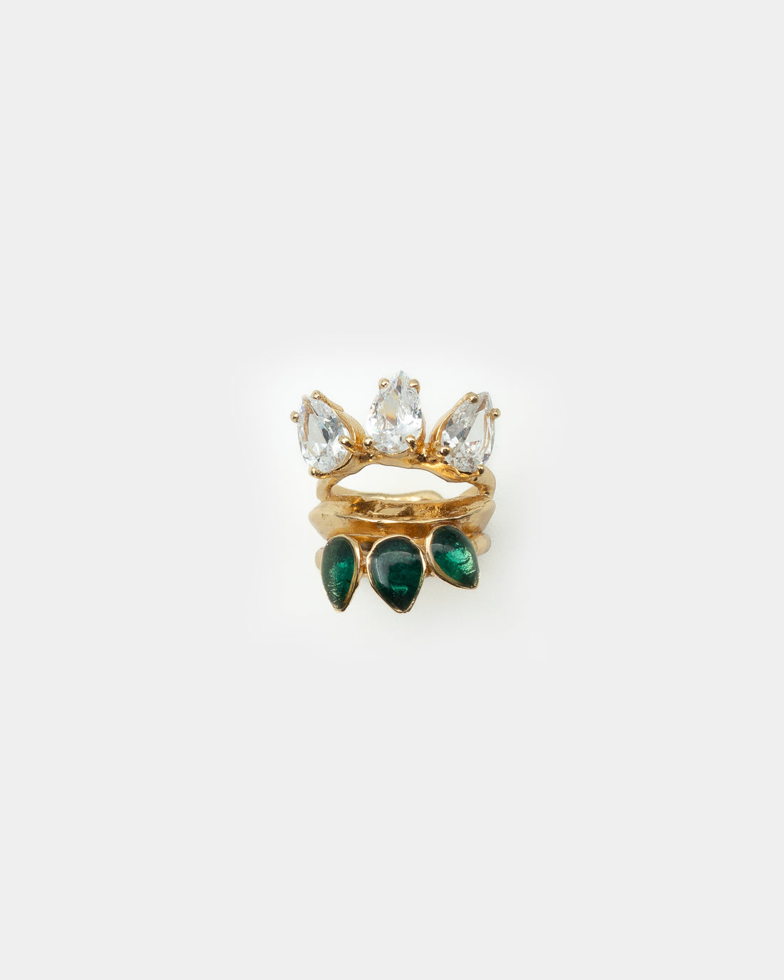 White Galium ring