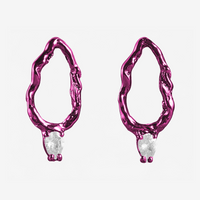 Mini Color Branch Earrings