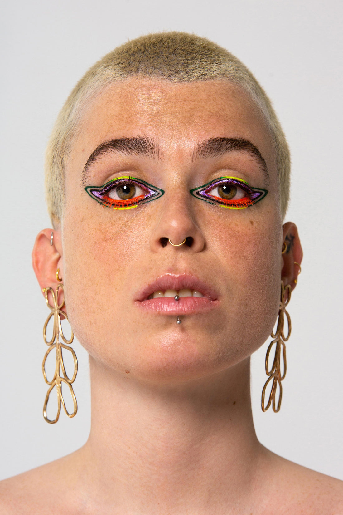 Petal earrings