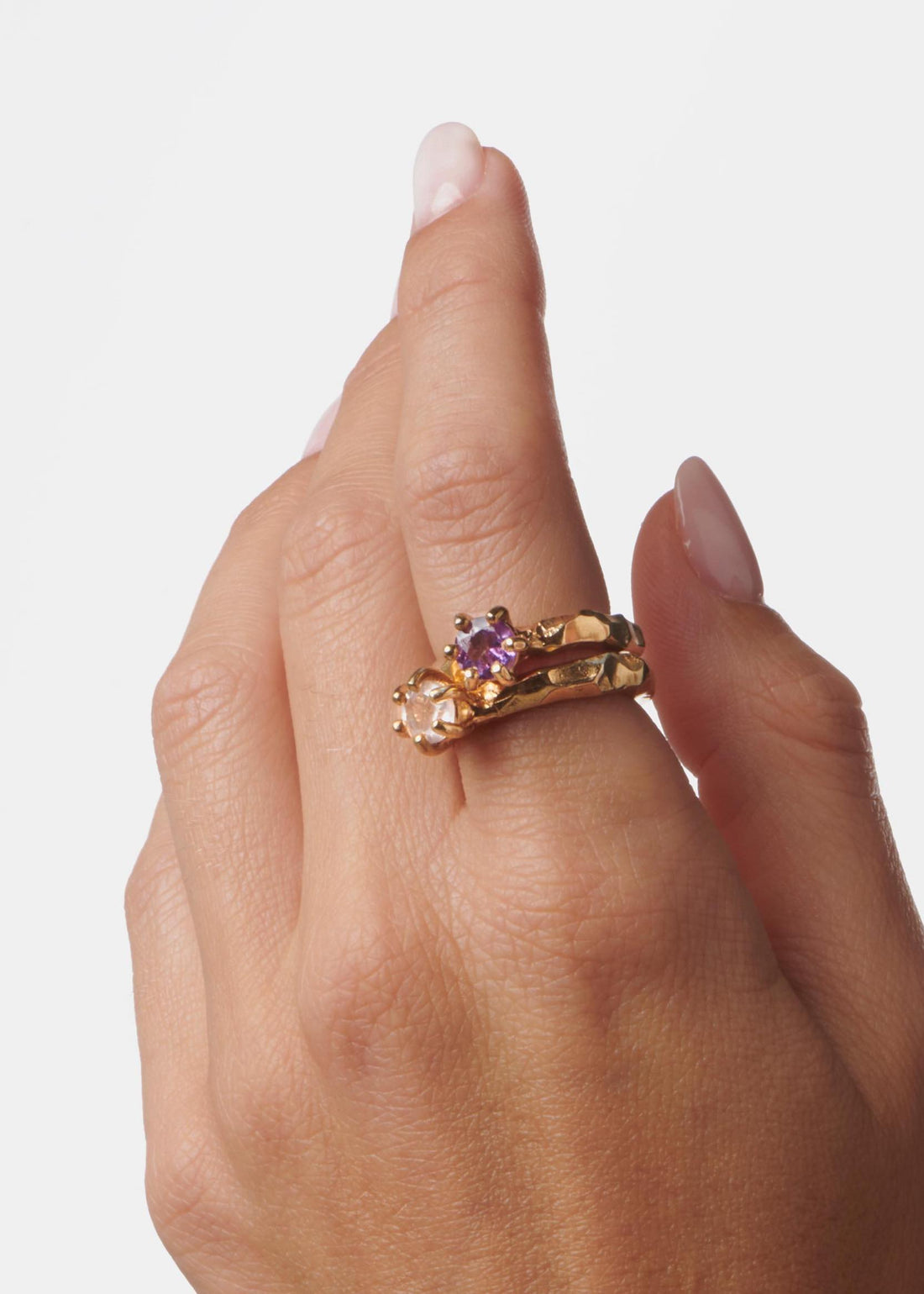 Purple Love Letter ring