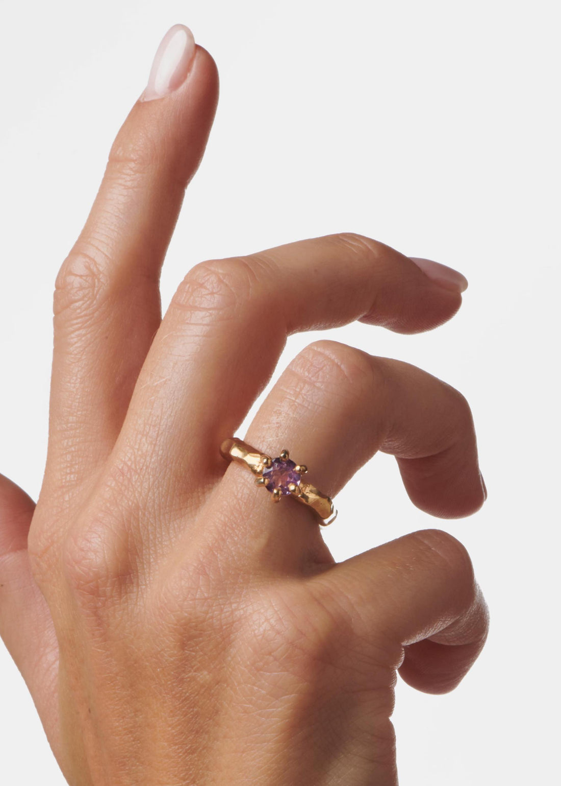 Purple Love Letter ring