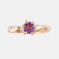 Purple Love Letter ring