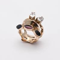 White Kalika ring