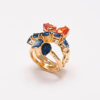 Blue Grivilea ring