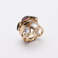 White Kalika ring