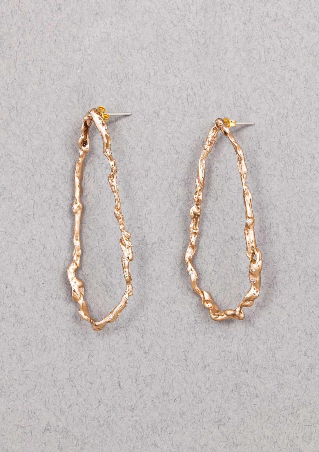 Drop branches earrings